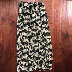 Floral maxi skirt